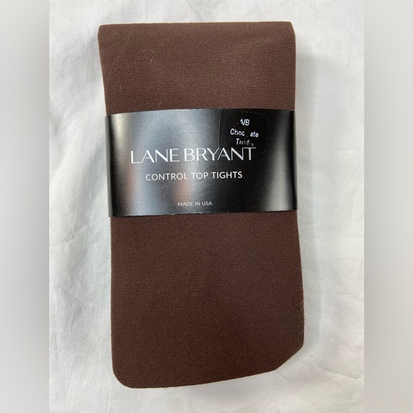 Lane Bryant Tights 2 pairs Brown and Black size Hight waist control top NWT‎